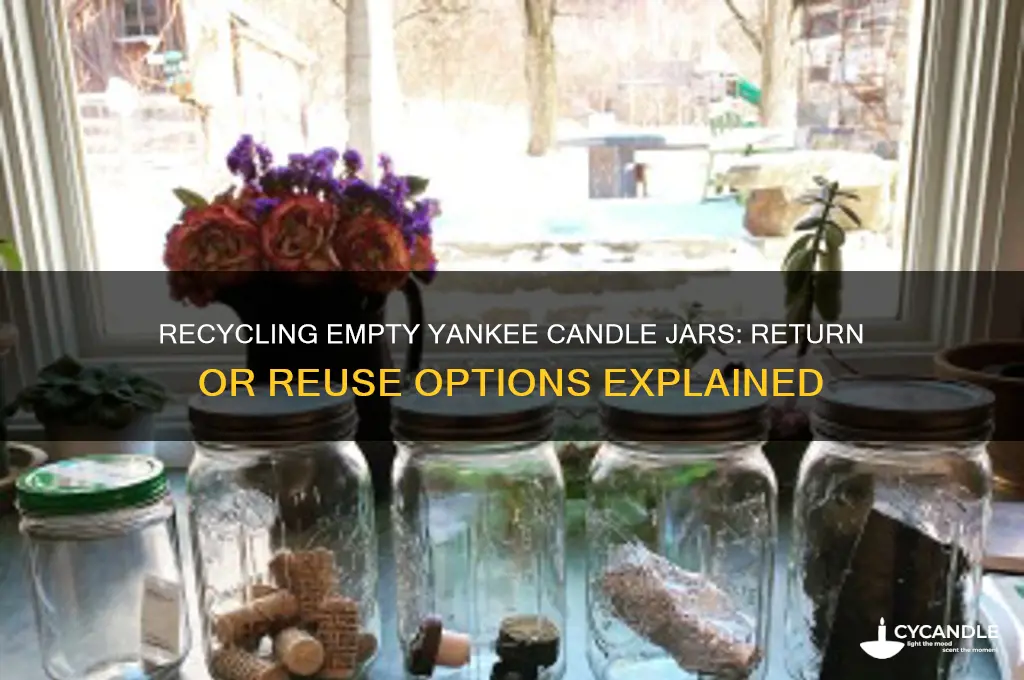 can you return empty yankee candle jars
