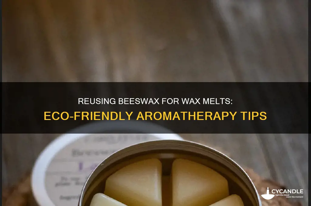 can you reuae beeswax fir wax melts