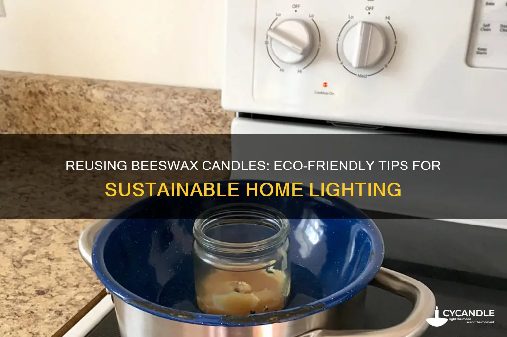 can you reuse beeswax candles
