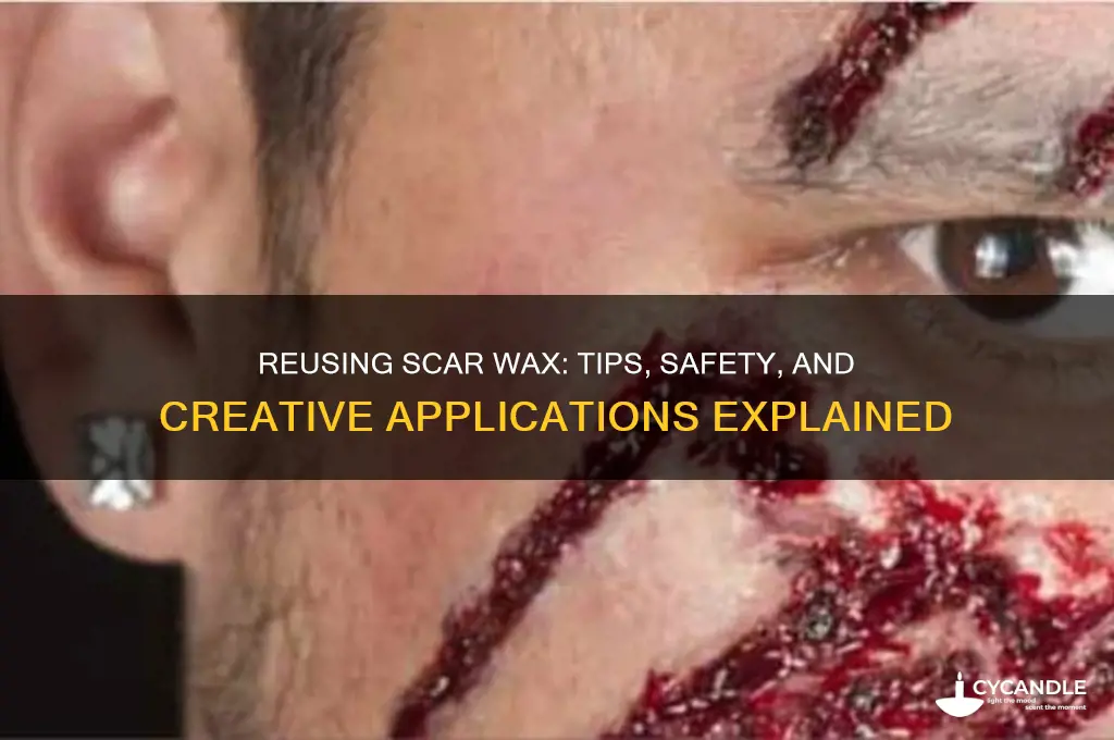 can you reuse scar wax