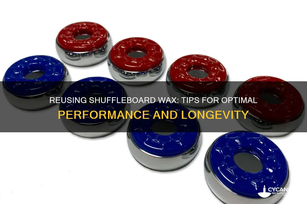 can you reuse shuffleboard wax