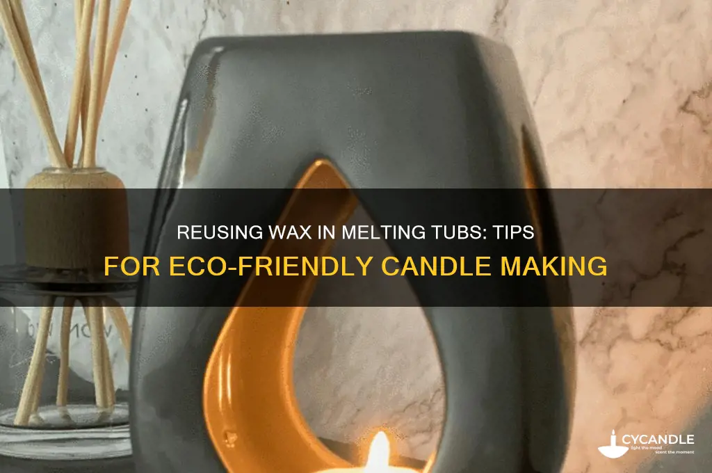 can you reuse wax in a melting tub