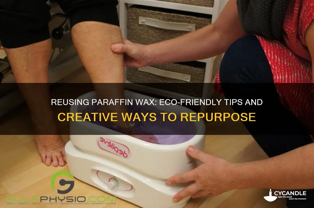 can you reuse your parrafin wax