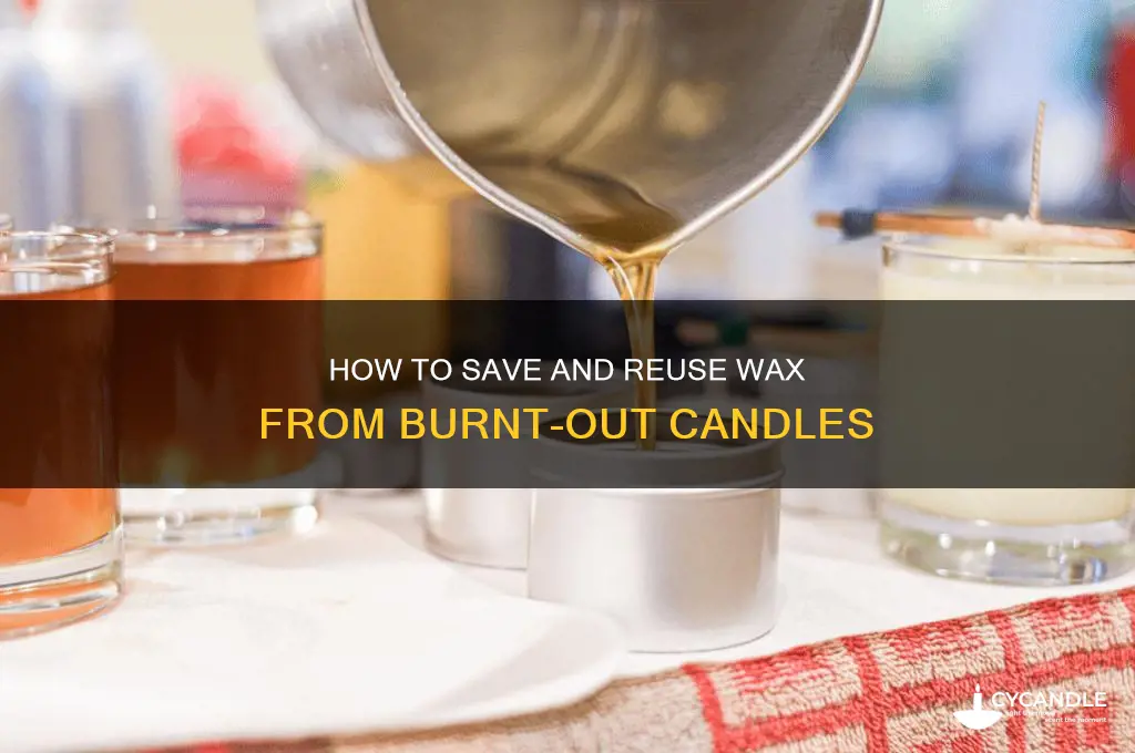 can you save wax from a candle