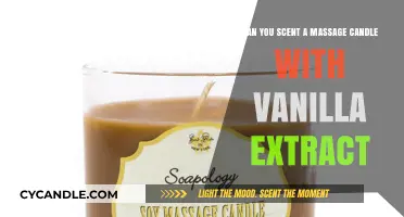 Scenting Massage Candles with Vanilla Extract: A Sensory Experience