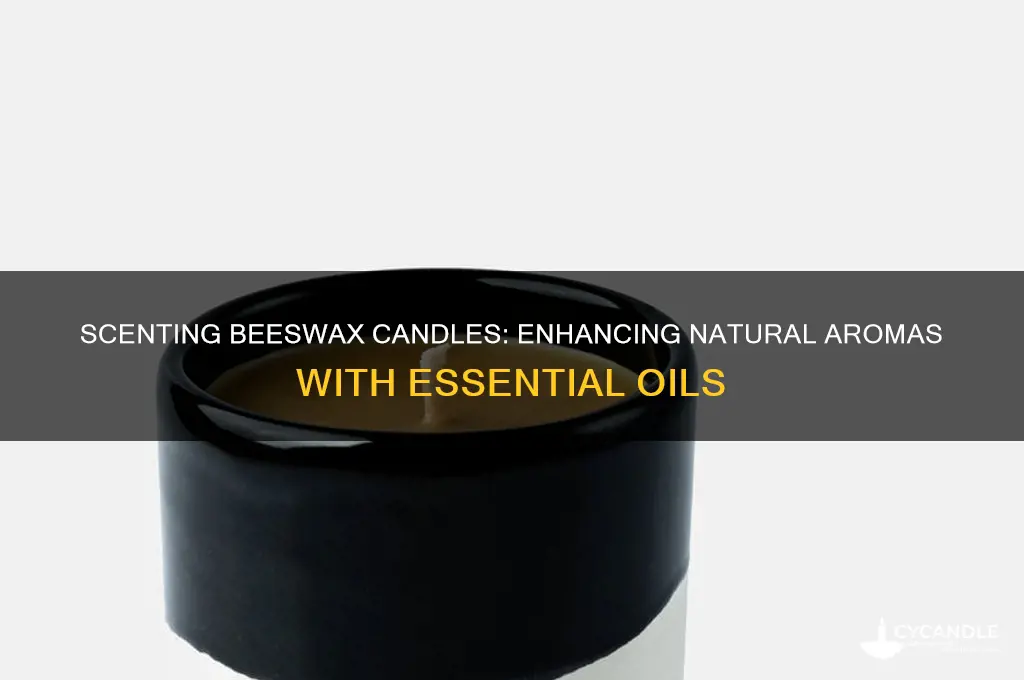 can you scent beeswax candles