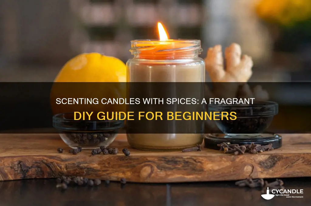 can you scent candles with spices