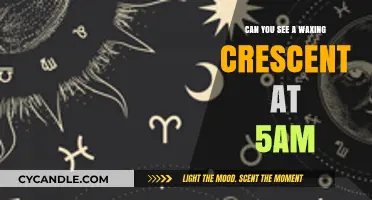Spotting the Waxing Crescent Moon at 5 AM: Is It Possible?