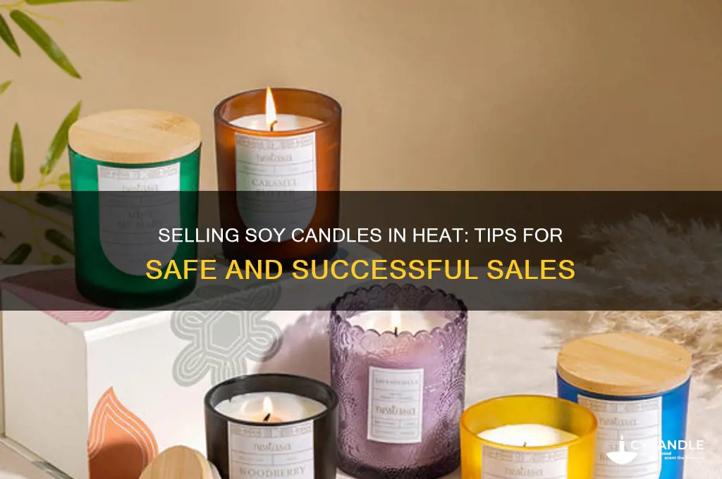 can you sell soy candles in heat