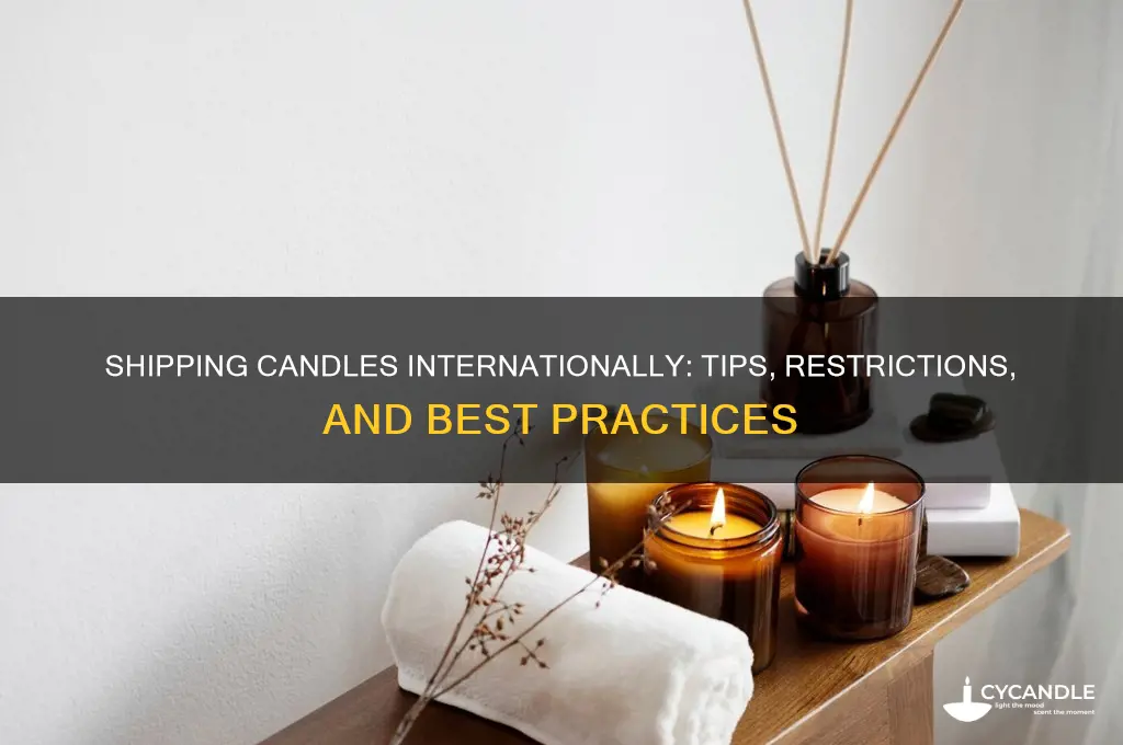 can you ship candles internationally