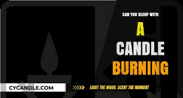Is It Safe to Sleep with a Burning Candle?