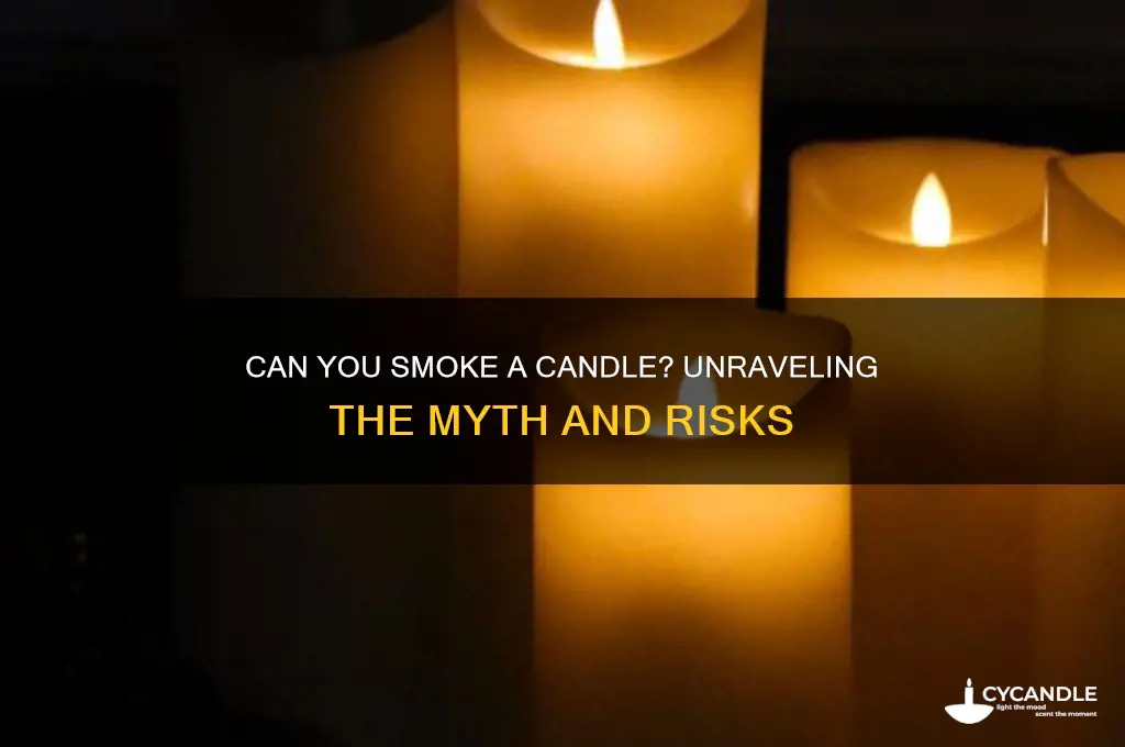 can you smoke a candle