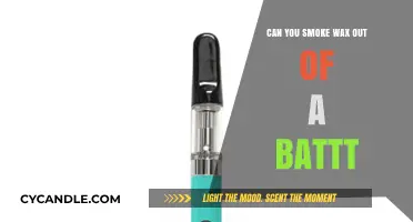 Smoking Wax Out of a Batt: Is It Safe or Possible?