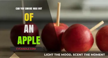 Smoking Wax Out of an Apple: Creative or Risky Method?