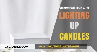 Creative Candle Lighting: Using Spaghetti Sticks as Unique Wick Alternatives