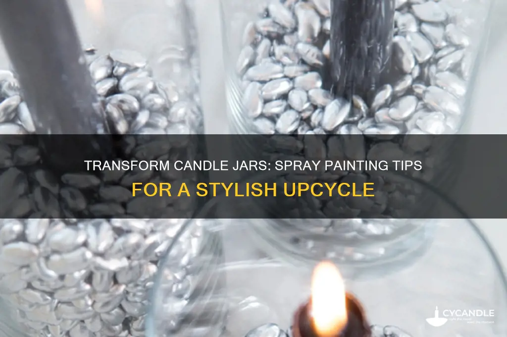 can you spray paint a candle jar