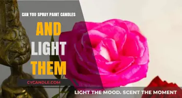 Spray Painting Candles: Safe to Light or Fire Hazard?