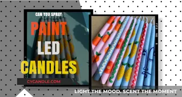 Spray Painting LED Candles: Creative DIY Tips and Safety Guide