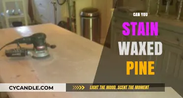 Staining Waxed Pine: Techniques, Tips, and Best Practices for Success