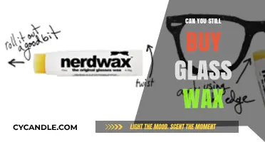 Glass Wax Availability: Can You Still Purchase This Classic Product?