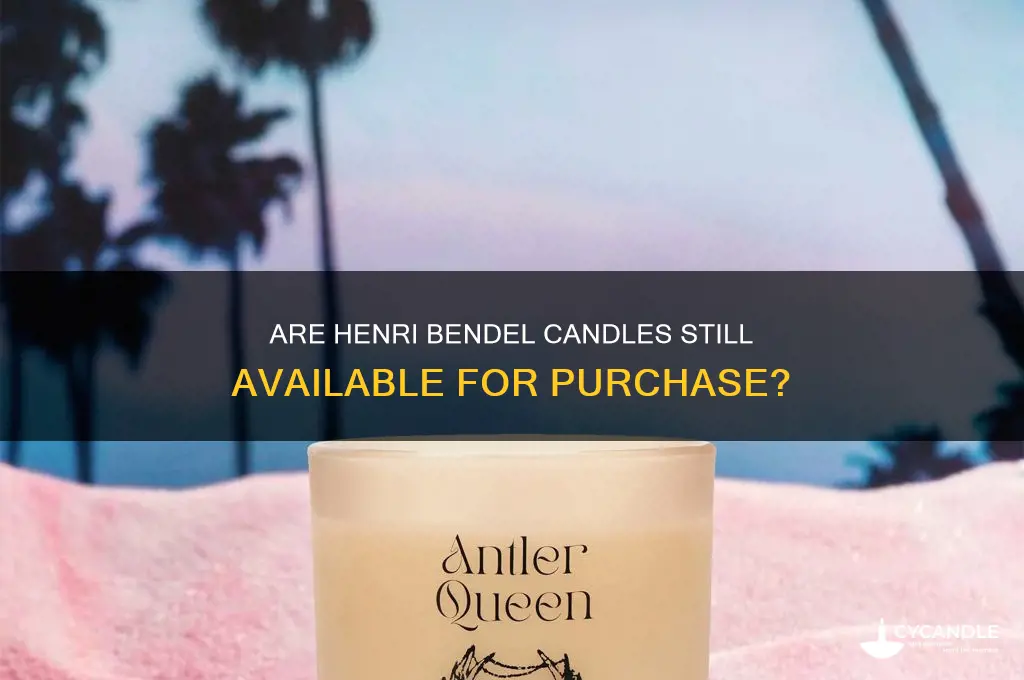 can you still buy henri bendel candles
