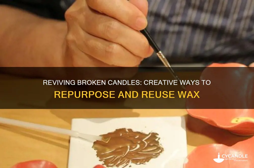 can you still use a broken candle