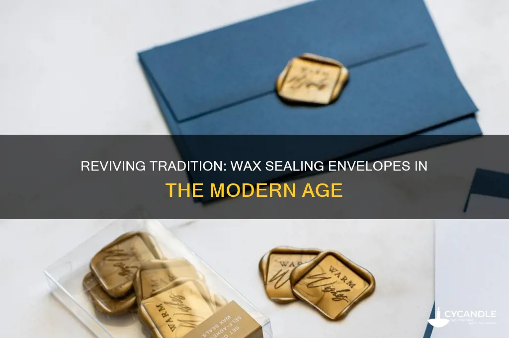 can you still use wax to seal envelopes