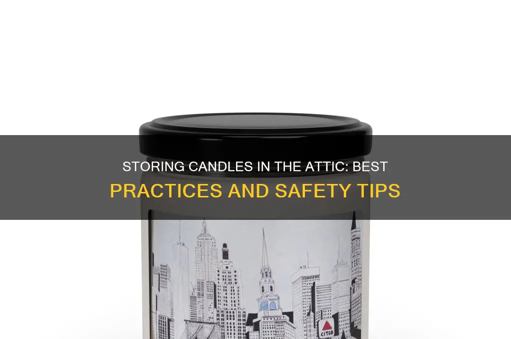 can you store candles in the attic