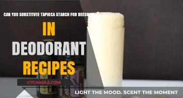 Tapioca Starch vs Beeswax: Can It Replace It in Deodorant Recipes?