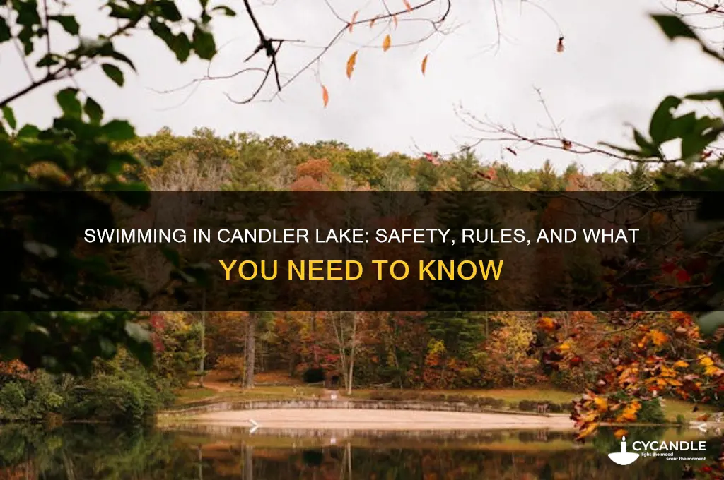 can you swim in candler lake