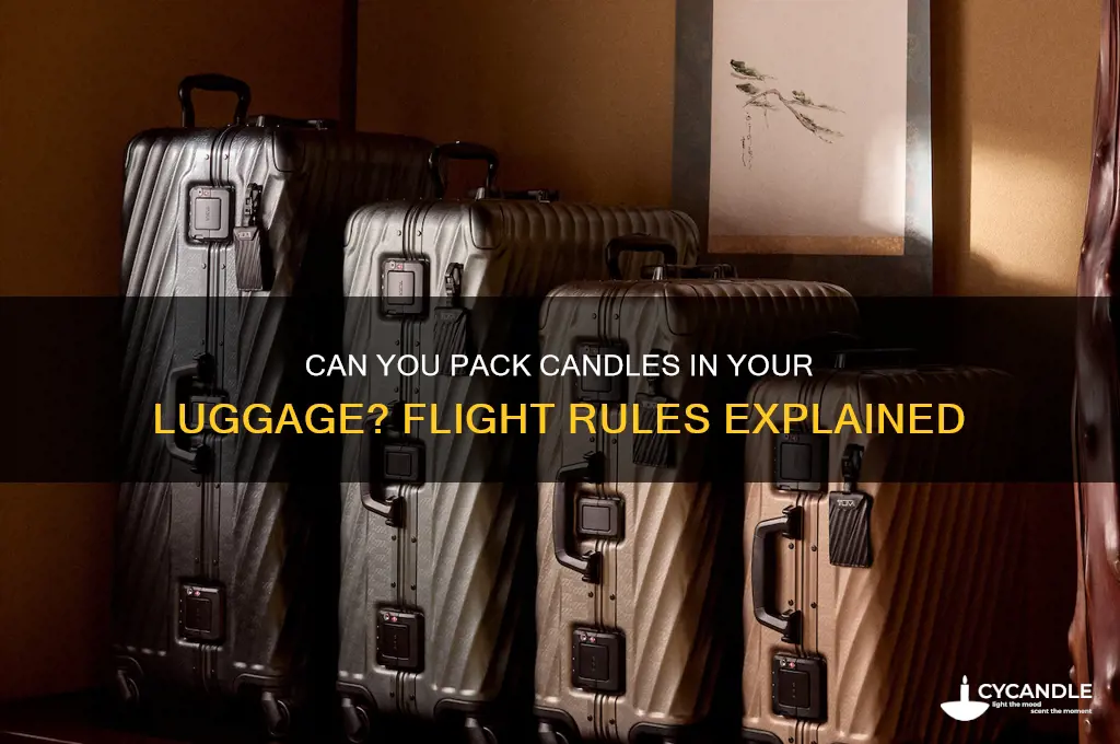 can you take a candle on a flight