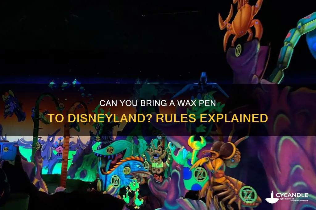 can you take a wax pen into disneyland