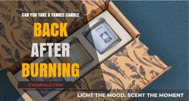 Can You Return a Partially Burned Yankee Candle?
