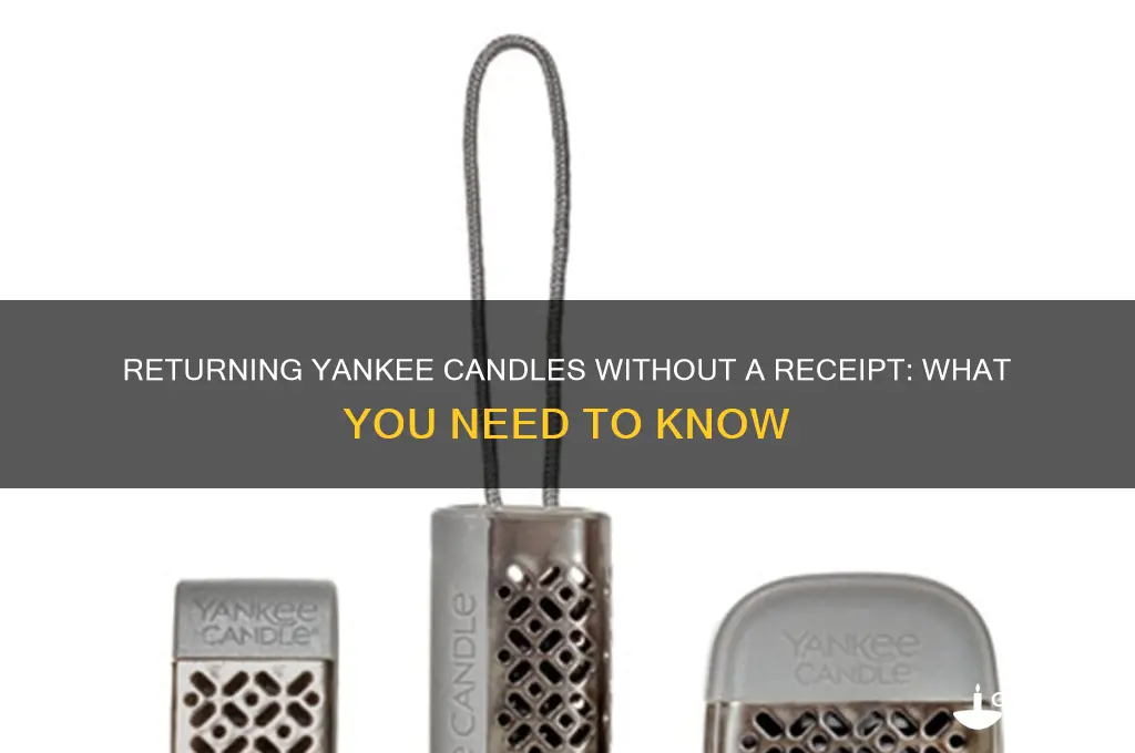 can you take back yankee candle with no receipt