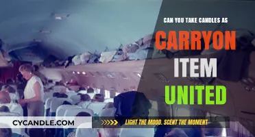 Can You Pack Candles in Your United Airlines Carry-On Bag?