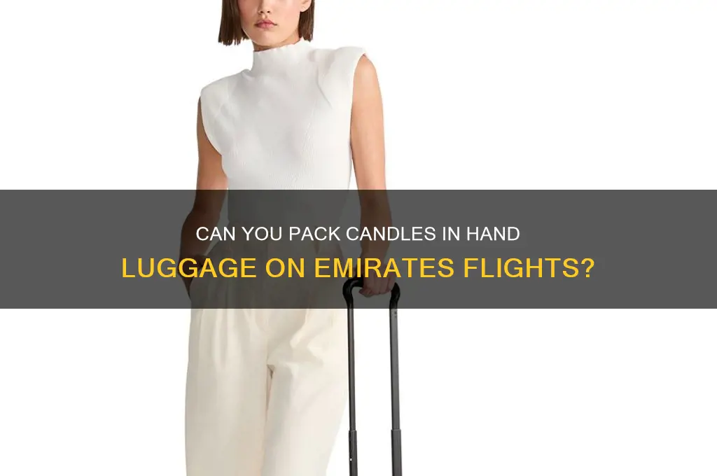 can you take candles in hand luggage emirates