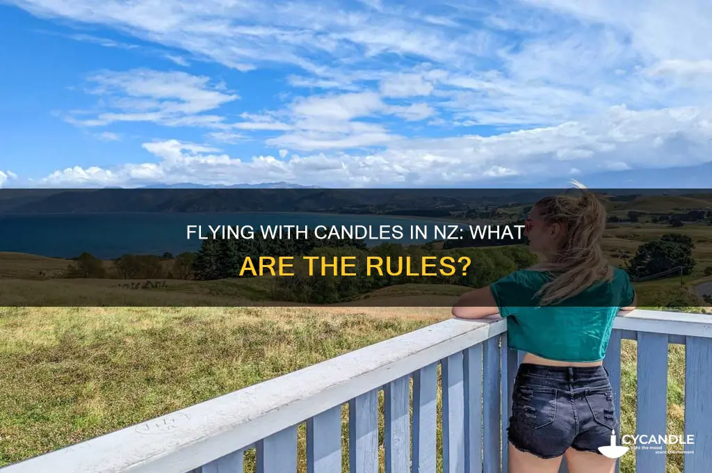 can you take candles on a plane nz