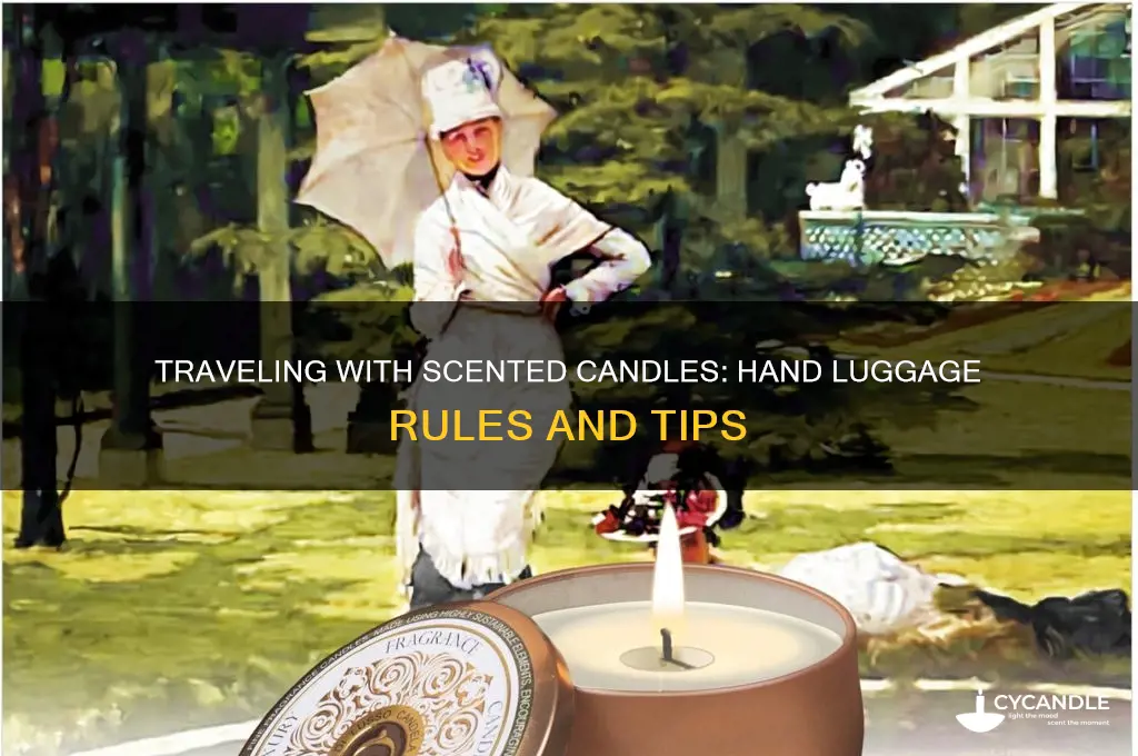can you take scented candles in hand luggage