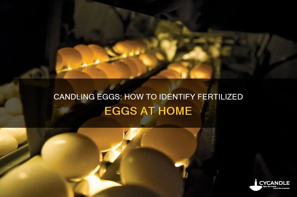 can you tell if an egg is fertilized by candling