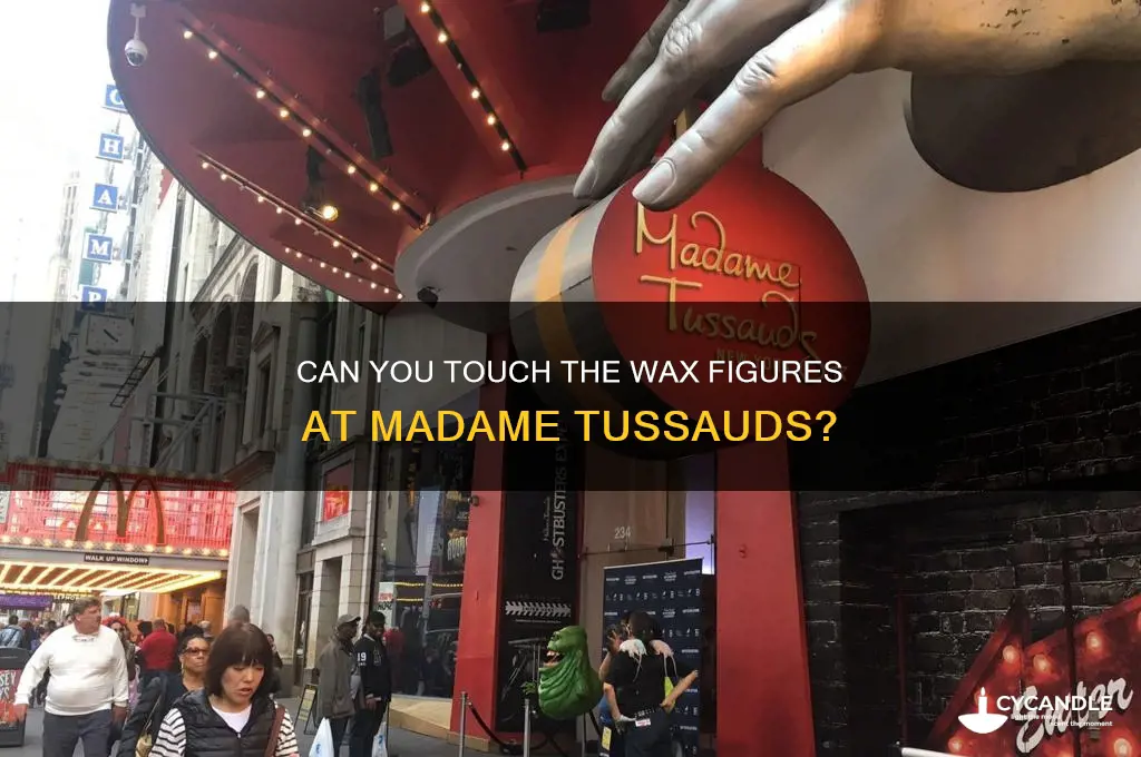 can you touch the wax figures at madame tussauds