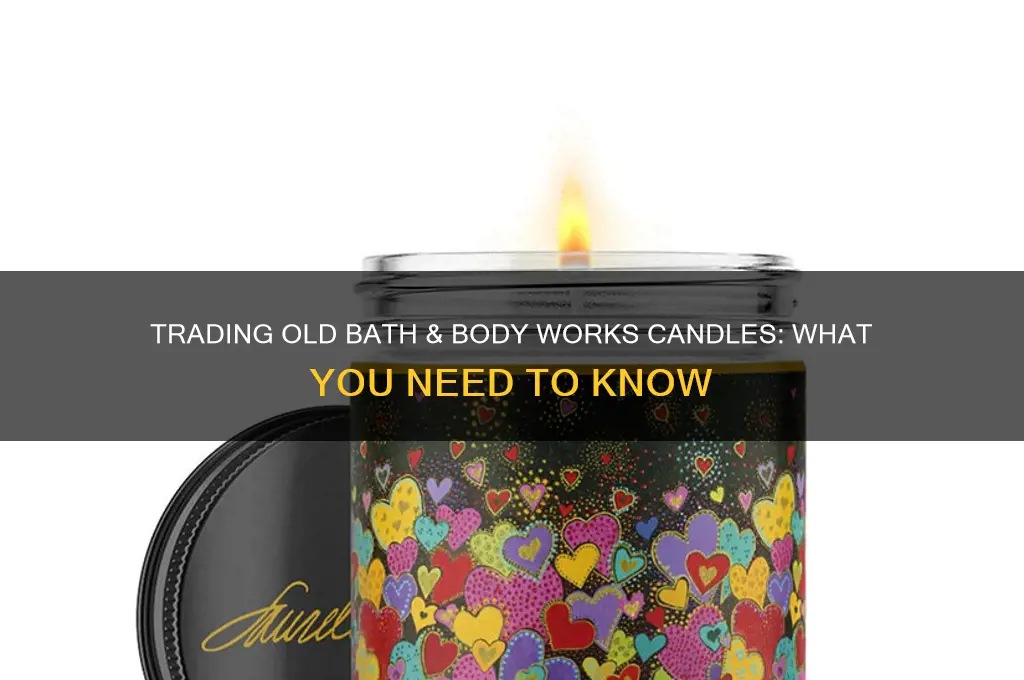 can you trade in old bath and bosy work candles