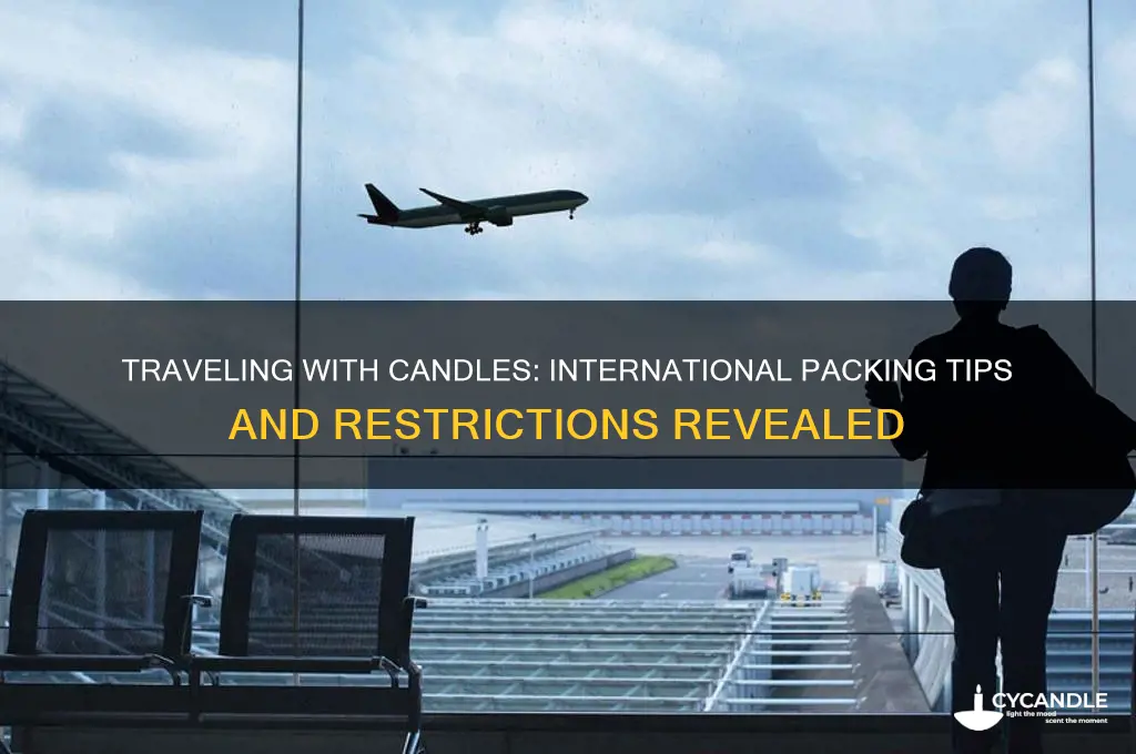 can you travel with candles internationally