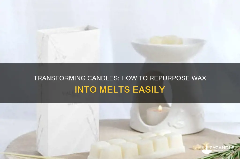 can you turn a candle into a wax melt