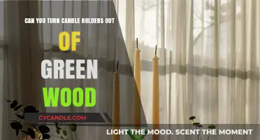Crafting Green Wood Candle Holders: A Beginner's Guide to Turning