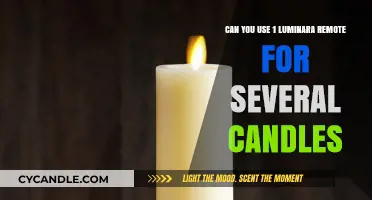 One Luminara Remote: Controlling Multiple Candles Effortlessly