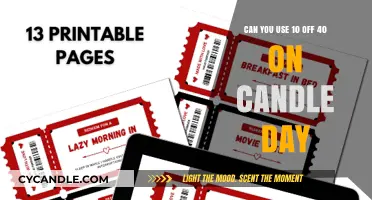 Candle Day Savings: Can You Use 10 Off 40 Coupon?