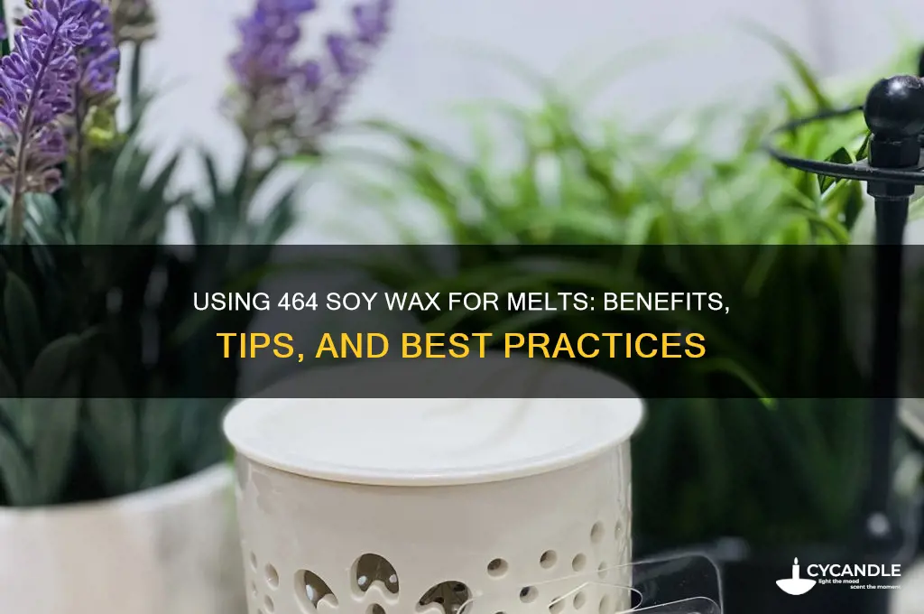 can you use 464 soy wax for melts
