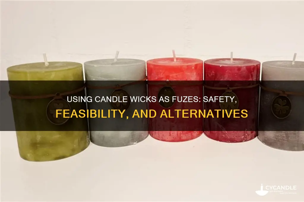 can you use a candle wic as a fuze