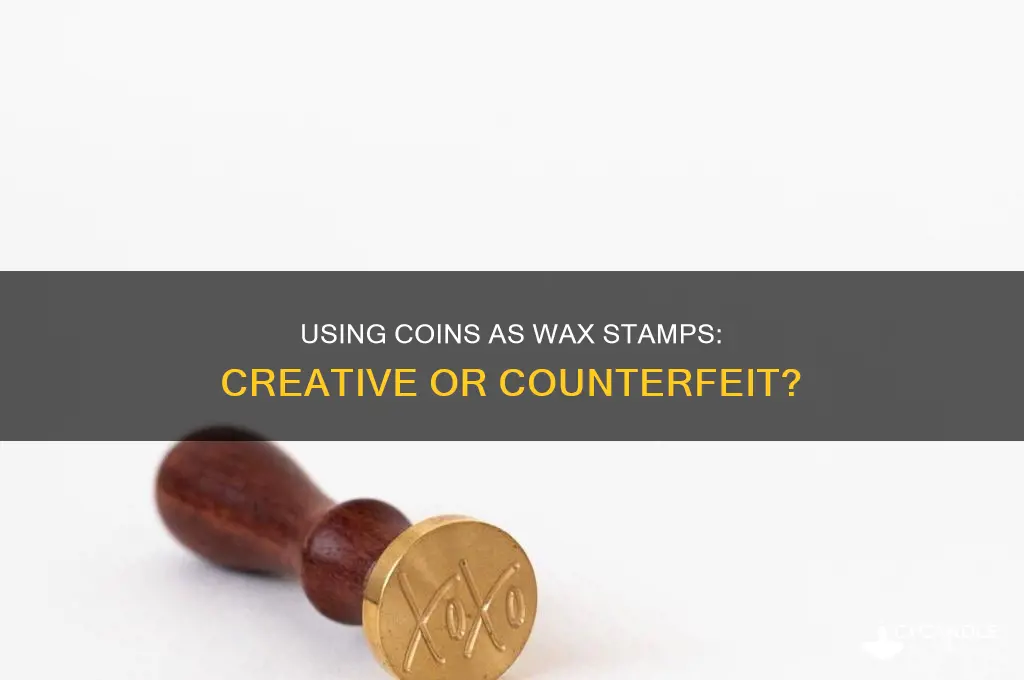 can you use a coin as a wax stamp