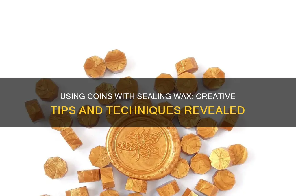 can you use a coin with sealing wax